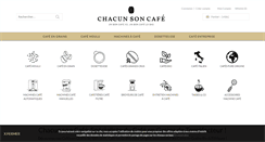 Desktop Screenshot of chacunsoncafe.fr